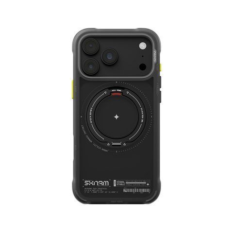 Чохол для iPhone 18 Pro Max Skinarma Atlas (2026) (Mag-Charge + Drift-Node&trade; Bumper) Black