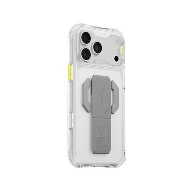 Чохол для iPhone 18 Pro Max Skinarma Helio Ce (Mag-Charge + Grip-Stand) Clear