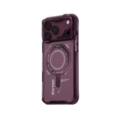 Чохол для iPhone 18 Pro Max Skinarma Magma (2026) Mag-Charge Burgundy