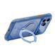 Чохол для iPhone 18 Pro Max Skinarma Saturn (2026) (Mag-Charge with Rotating Kick-stand) Blue