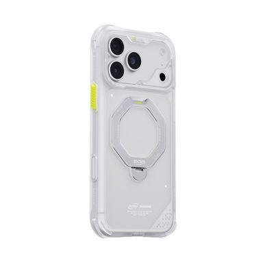 Чохол для iPhone 18 Pro Max Skinarma Saturn (2026) (Mag-Charge with Rotating Kick-stand) Frost