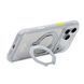 Чохол для iPhone 18 Pro Max Skinarma Saturn (2026) (Mag-Charge with Rotating Kick-stand) Frost