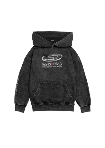 Худі Skinarma Vulcan (size L) Washed Black