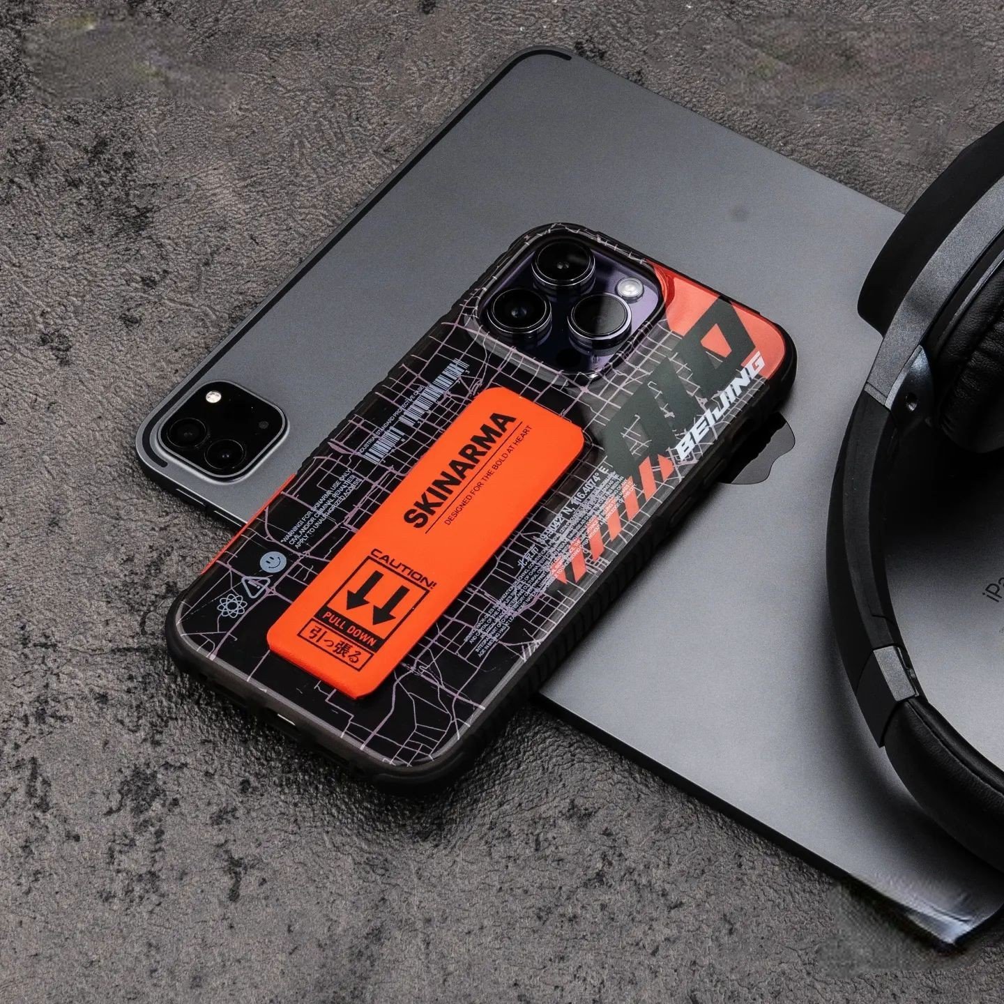 Чохол SkinArma Ryoiki Strap Case для iPhone 13 Pro Max Black + Red
