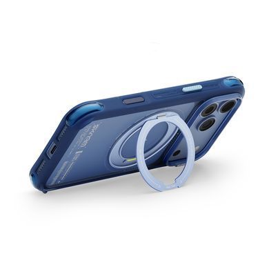 Чохол для iPhone 18 Pro Max Skinarma Atlas (2026) (Mag-Charge + Drift-Node&trade; Bumper) Blue
