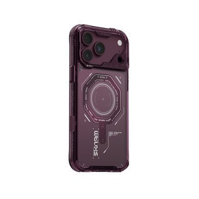 Чехол для iPhone 18 Pro Skinarma Magma (2026) Mag-Charge Burgundy