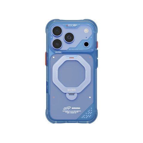 Чохол для iPhone 18 Pro Skinarma Saturn (2026) (Mag-Charge with Rotating Kick-stand) Blue