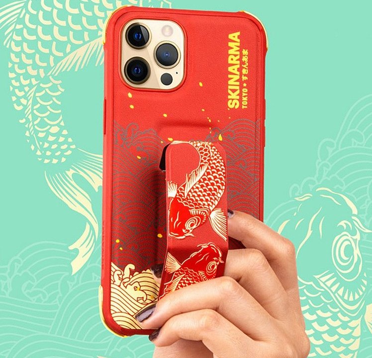 Чохол-накладка для iPhone 12 Pro SkinArma Nami Red