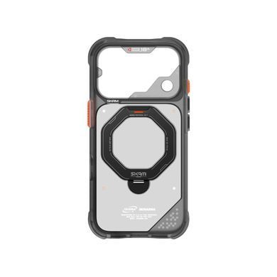 Чохол для iPhone 18 Pro Skinarma Saturn (2026) (Mag-Charge with Rotating Kick-stand) Black