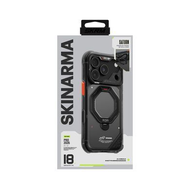 Чохол для iPhone 18 Pro Skinarma Saturn (2026) (Mag-Charge with Rotating Kick-stand) Black