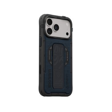 Чохол для iPhone 18 Pro Max Skinarma Phantom (2026) (Mag-Charge + Grip-Stand) Blue