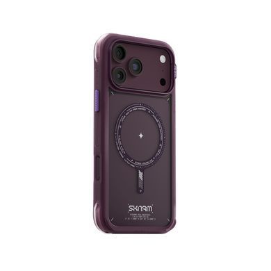 Чехол для iPhone 18 Pro Max Skinarma Avion (2026) (Mag-Charge + Drift-Node&trade; Bumper) Burgundy