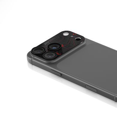 Захисне скло для камери iPhone 18 Pro Max Skinarma Sonar Aluminium Camera Lens Protector with IONIX&trade; Glass Black