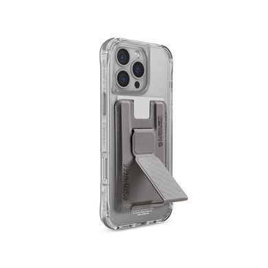 Чохол для iPhone 16 Pro Max 6.9 Skinarma Saido Prime + Kado Magnetic Cardholder (Bundle Pack) Titanium
