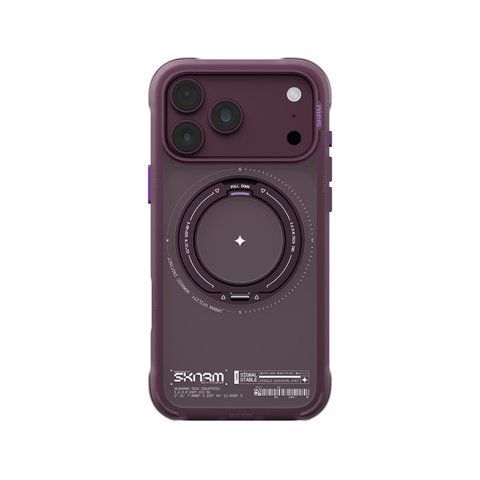 Чехол для iPhone 18 Pro Max Skinarma Atlas (2026) (Mag-Charge + Drift-Node&trade; Bumper) Burgundy