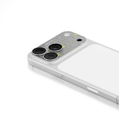 Захисне скло для камери iPhone 18 Pro Skinarma Sonar Aluminium Camera Lens Protector with IONIX&trade; Glass Silver