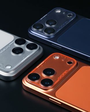 Захисне скло для камери iPhone 17 Pro Skinarma Magma Full Matte Camera Lens Protector Orange