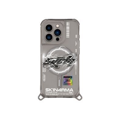 Чехол для iPhone 15 Pro Max Skinarma Bolt (Mag-Charge) Grey