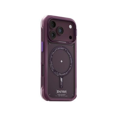 Чехол для iPhone 18 Pro Skinarma Avion (2026) (Mag-Charge + Drift-Node&trade; Bumper) Burgundy