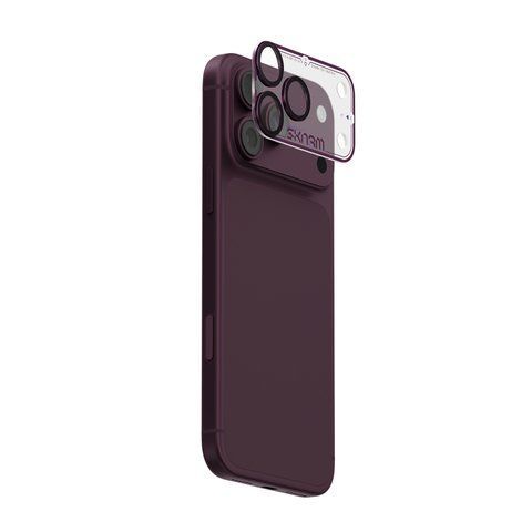 Захисне скло для камери iPhone 18 Pro Max Skinarma Atlas Aluminium Camera Lens Protector with IONIX&trade; Glass Burgundy