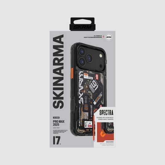 Чехол для iPhone 17 Pro Max Skinarma Spectra (Mag-Charge) Black