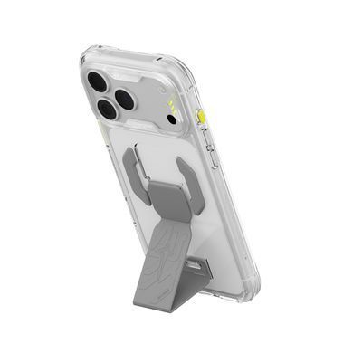 Чехол для iPhone 18 Pro Skinarma Helio Ce (Mag-Charge + Grip-Stand) Clear
