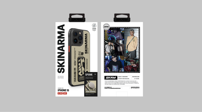 Чехол для iPhone 15 Pro Skinarma Spunk (2023) (Mag-Charge + Grip-Stand) Ivory