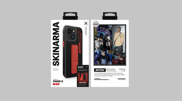 Чехол для iPhone 15 Pro Skinarma Slate Orange