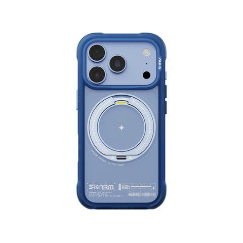 Чохол для iPhone 18 Pro Skinarma Atlas (2026) (Mag-Charge + Drift-Node&trade; Bumper) Blue