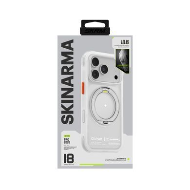 Чохол для iPhone 18 Pro Skinarma Atlas (2026) (Mag-Charge + Drift-Node&trade; Bumper) Frost
