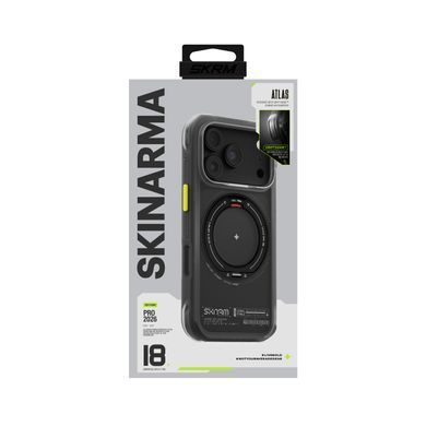 Чохол для iPhone 18 Pro Skinarma Atlas (2026) (Mag-Charge + Drift-Node&trade; Bumper) Black