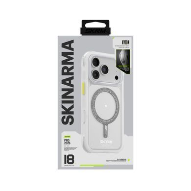 Чохол для iPhone 18 Pro Skinarma Avion (2026) (Mag-Charge + Drift-Node&trade; Bumper) Frost