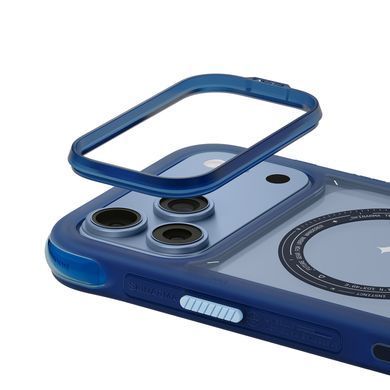 Чехол для iPhone 18 Pro Max Skinarma Avion (2026) (Mag-Charge + Drift-Node&trade; Bumper) Blue