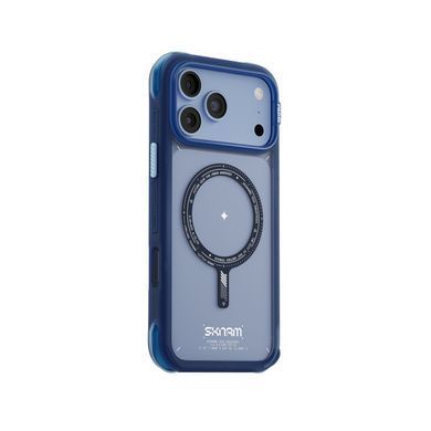 Чехол для iPhone 18 Pro Max Skinarma Avion (2026) (Mag-Charge + Drift-Node&trade; Bumper) Blue