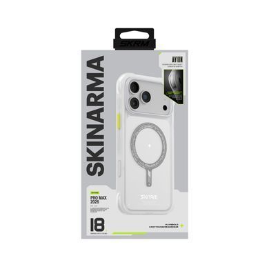 Чохол для iPhone 18 Pro Max Skinarma Avion (2026) (Mag-Charge + Drift-Node&trade; Bumper) Frost