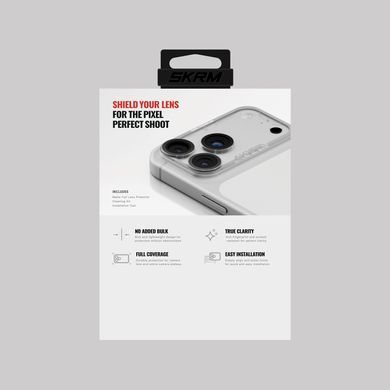 Захисне скло для камери iPhone 17 Pro Skinarma Magma Full Matte Camera Lens Protector Grey