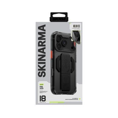 Чохол для iPhone 18 Pro Skinarma Helio Ce (Mag-Charge + Grip-Stand) Graphite